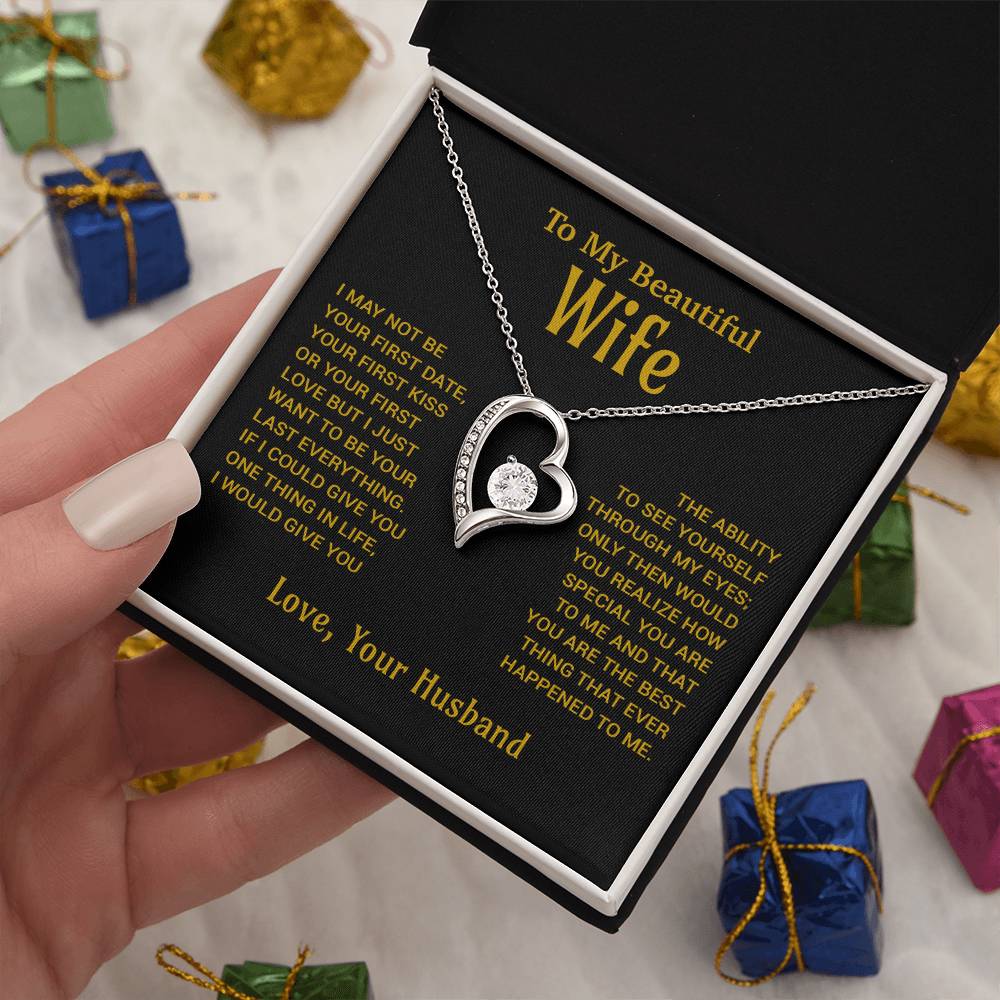 To My Wife Necklace, Christmas Gifts For Women, Anniversary Gift For Wife 14_11