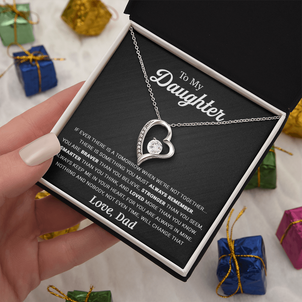 To My Daughter Necklace, Daughter Father Necklace, Daughter Gift From Dad 10_4