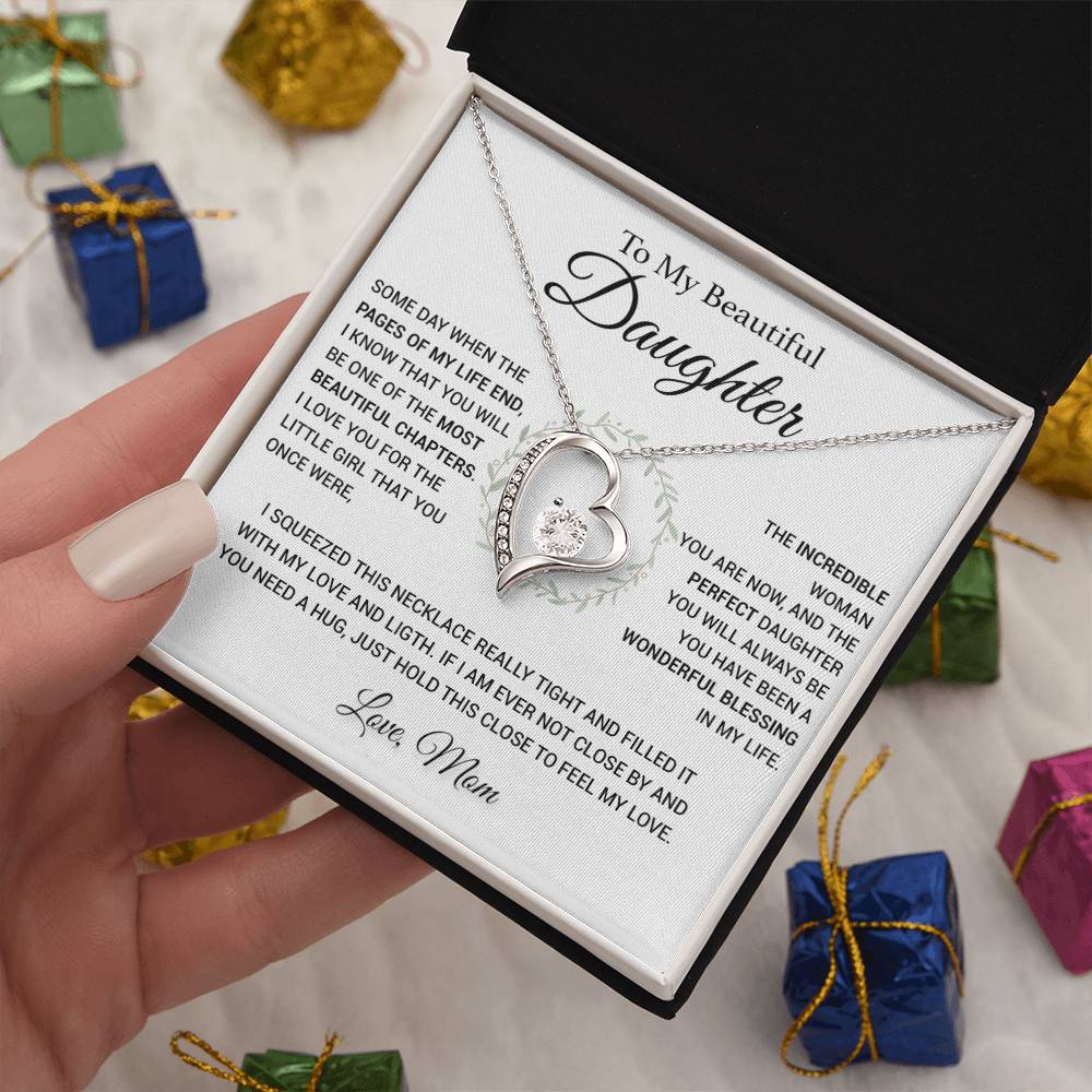 To My Daughter Necklace, Daughter Mother Necklace, Daughter Gift From Mom 25_7