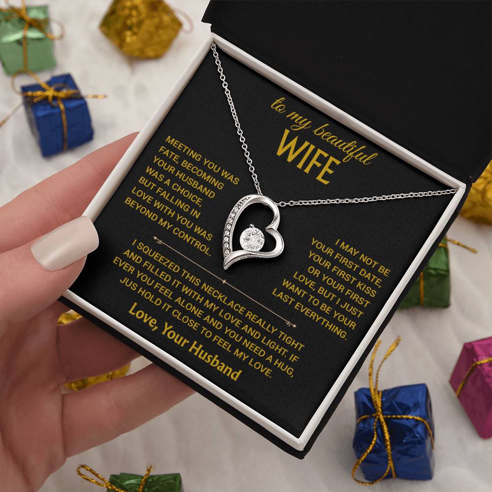 To My Wife Necklace, Christmas Gifts For Women, Anniversary Gift For Wife 13_12