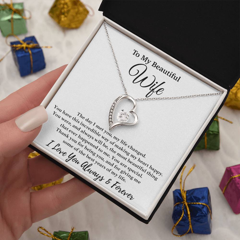 To My Wife Necklace, Gift From Husband, Anniversary Jewelry Gifts Wife 1_10