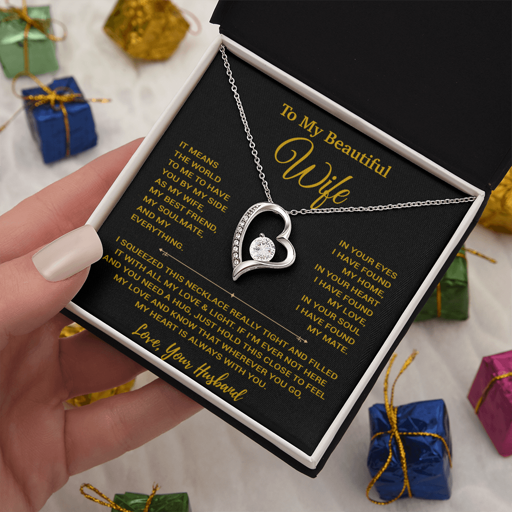 To My Wife Necklace, Vanlentines Gifts For Women, Anniversary Gift For Wife 20_1