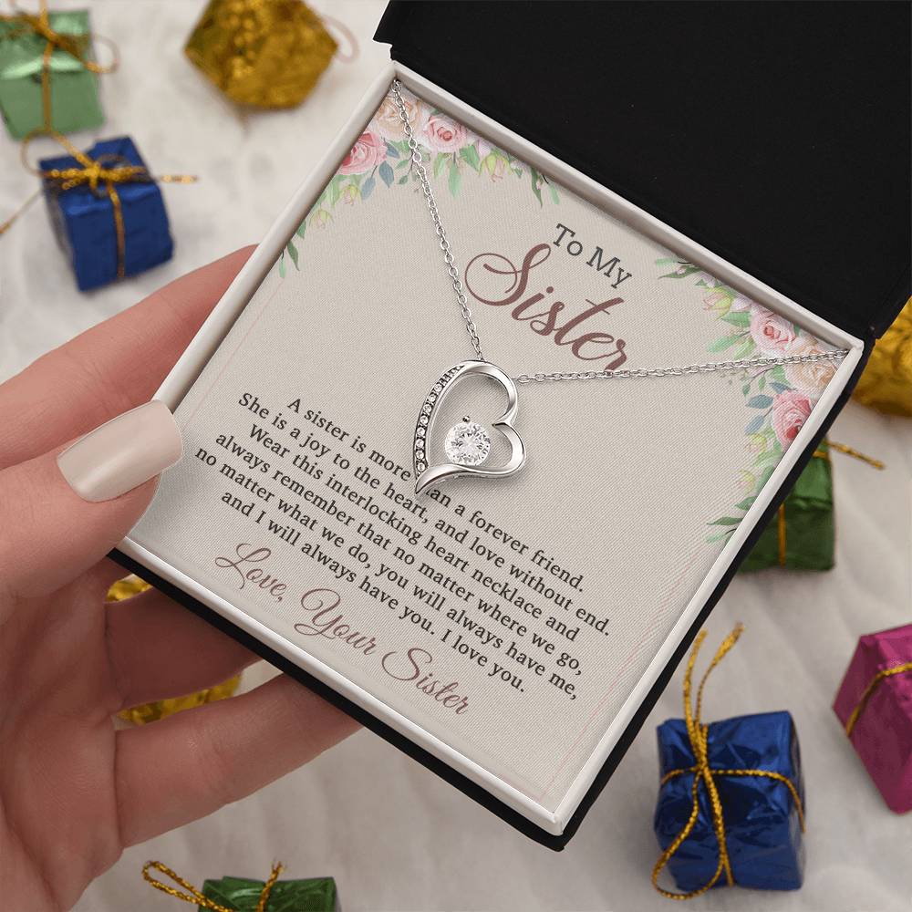 To My Sister Necklace, Brother to Sister, Birthday gift For Sister from Brother 12_8