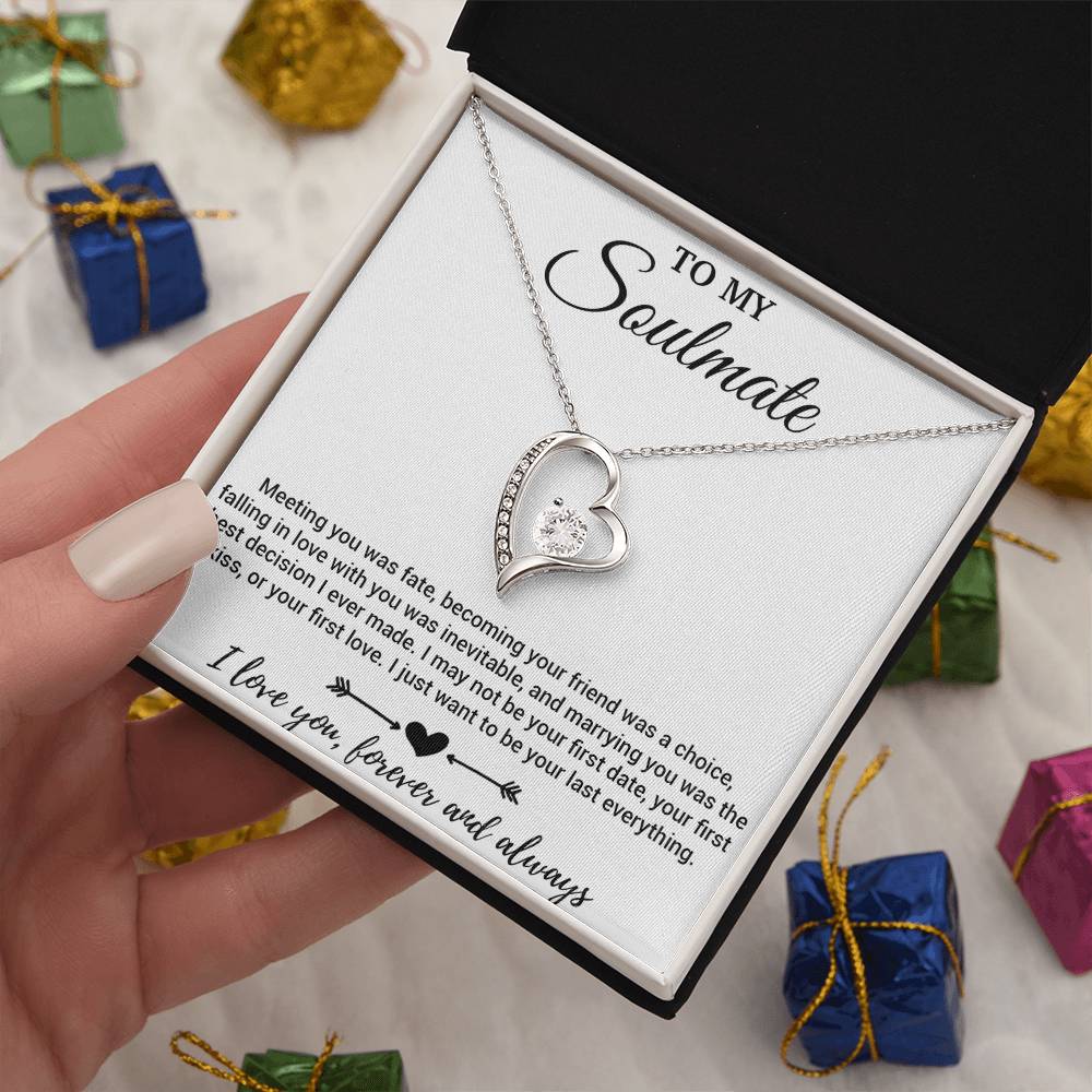 To My Soulmate Necklace, Soulmate Gift, Soulmate Jewelry Anniversary 29_3