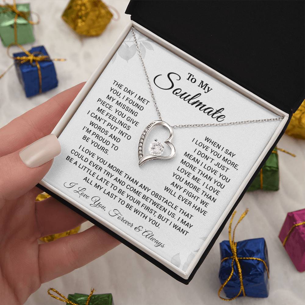 To My Soulmate Necklace, Christmas, Valentine Gift For Her, Gift For Soulmate 19_3