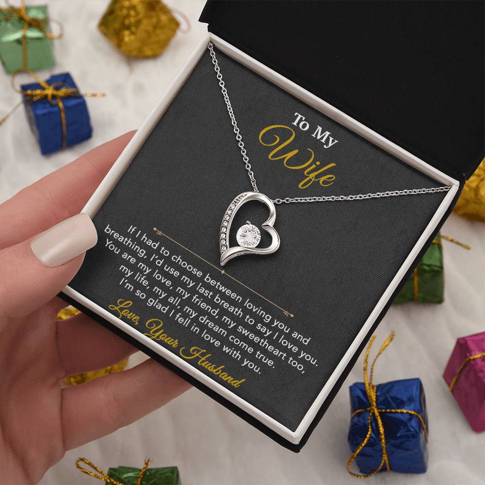 To My Wife Necklace, Wife Gift from Husband, Wife Birthday Gift, Christmas Gift 6_1