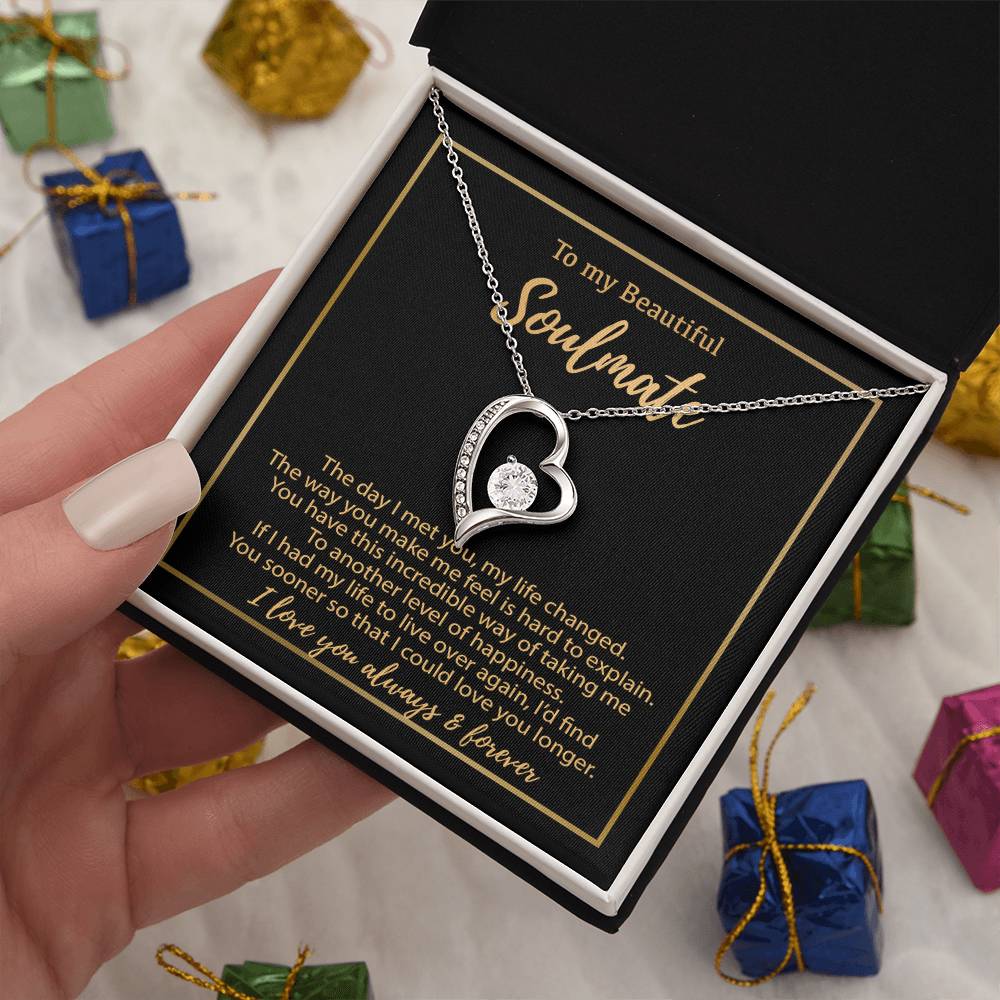 To My Soulmate Necklace,Anniversary, Valentine Gift for Wife, Girlfriend 18_12