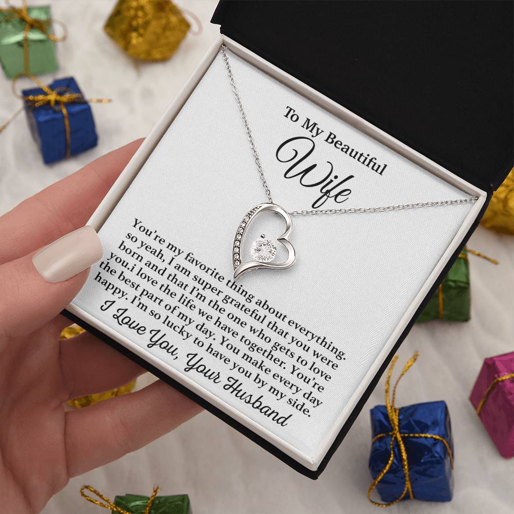 To My Wife Necklace, Gift From Husband, Anniversary Jewelry Gifts Wife 7_5