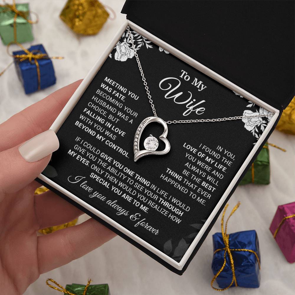 To My Wife Necklace, Gift For Wife, Anniversary Gift For Wife, Christmas Gift 22_11