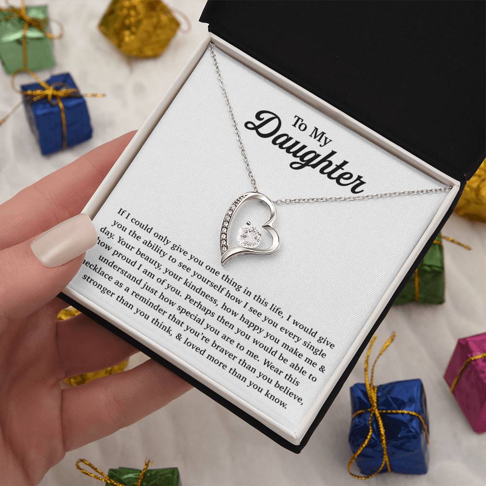 To My Daughter Necklace Gift From Dad, Daughter Gift, Father Daughter Necklace 22_11