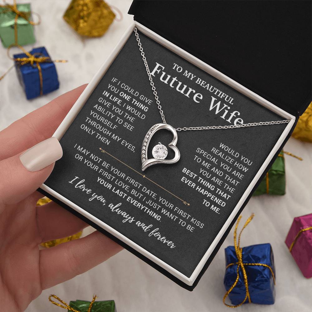 To My Beautiful Future Wife Necklace, Anniversary Birthday Christmas Gift for Her 9_11
