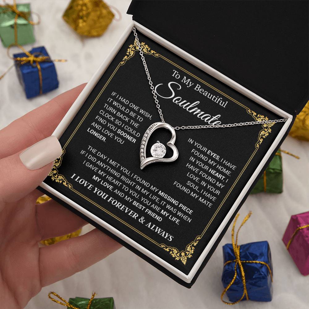 To My Soulmate Necklace, Gift for Wife, Girlfriend, Anniversary Gift 23_11