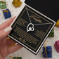 To My Daughter Necklace, Gift for Daughter from Dad, Father Daughter Necklace 4_6_Gold