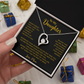 To My Daughter Necklace, Gift for Daughter from Mom, Mother Daughter Necklace 18_5_Gold