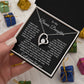 To My Bonus Daughter Necklace, Gift for Bonus Daughter, Step Daughter Birthday 23_11_Black