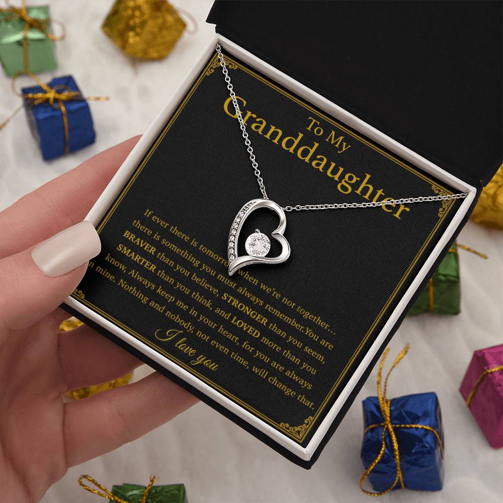 To My Granddaughter Necklace, Birthday Gift For Granddaughter, Birthday Gifts 29_8