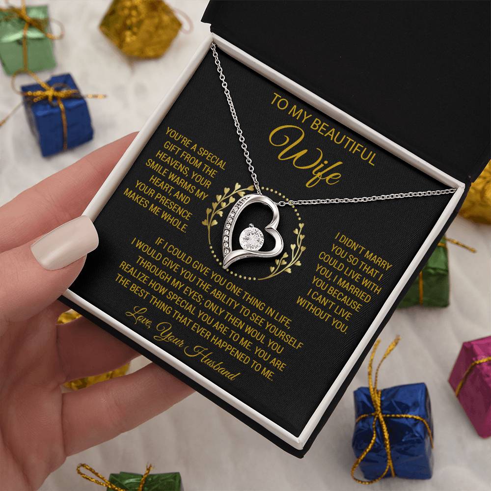 To My Wife Necklace, Anniversary Gift For Wife, Wife Birthday Gift, Gift For Wife 3_6