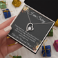 I'm Sorry Necklace Gift for Her, Apology Card for Girlfriend, Forgiveness Gift