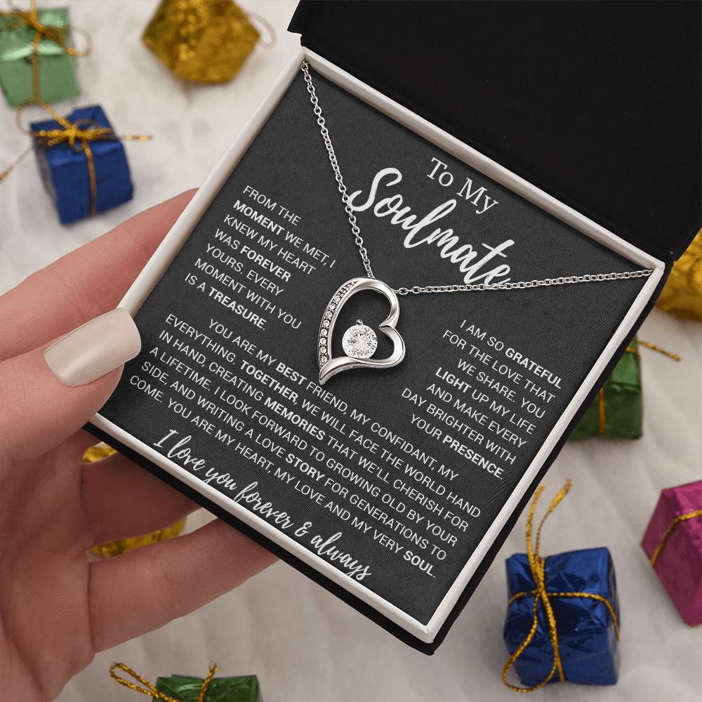 To My Soulmate Necklace, Birthday Gifts For Her, Christmas Gift For Soulmate 30_11