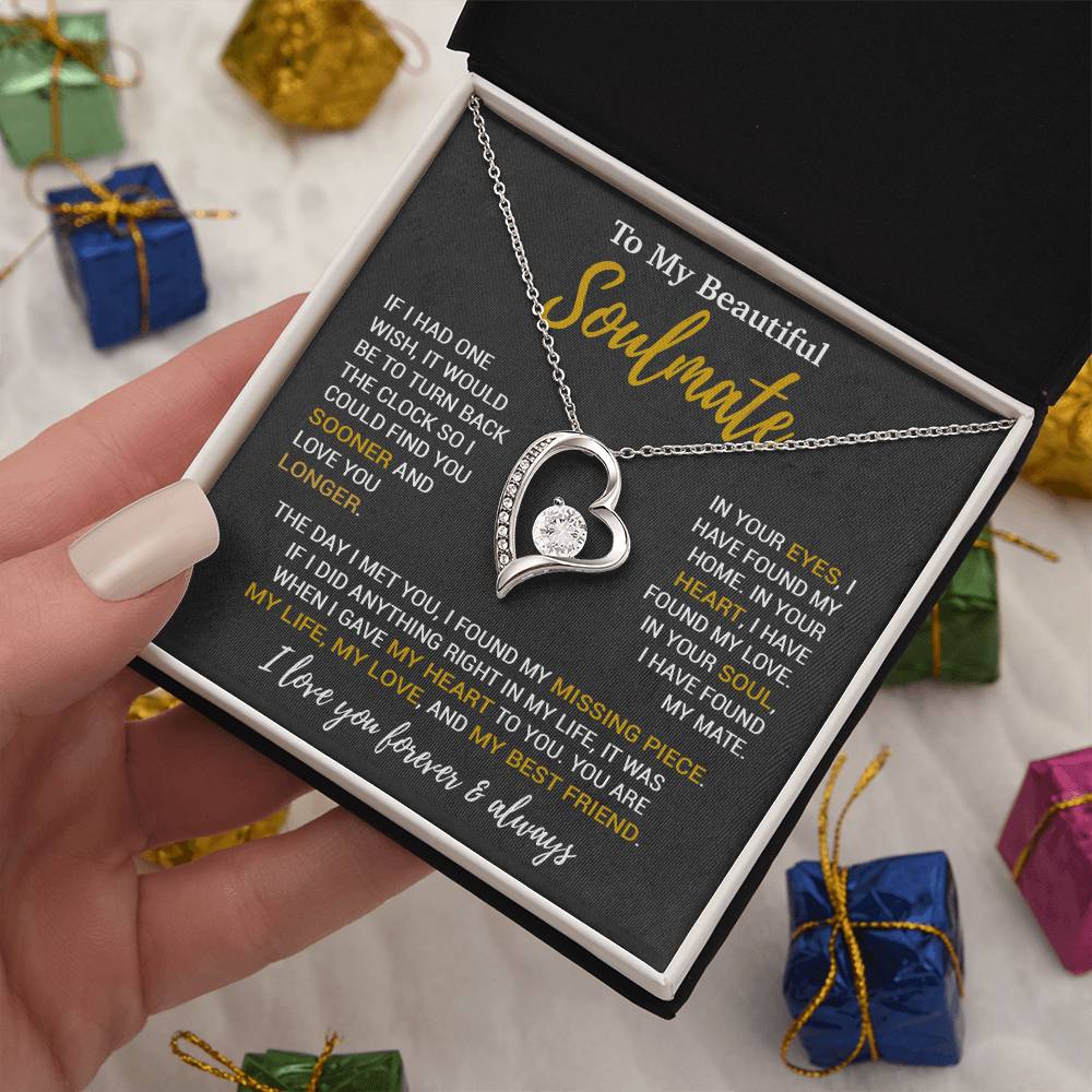 To My Soulmate Necklace, Birthday Gifts For Her, Christmas Gift For Soulmate 18_9