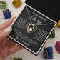 To My Wife Necklace, Gift For Wife, Anniversary Gift For Wife, Necklace For Wife 25_5_Black