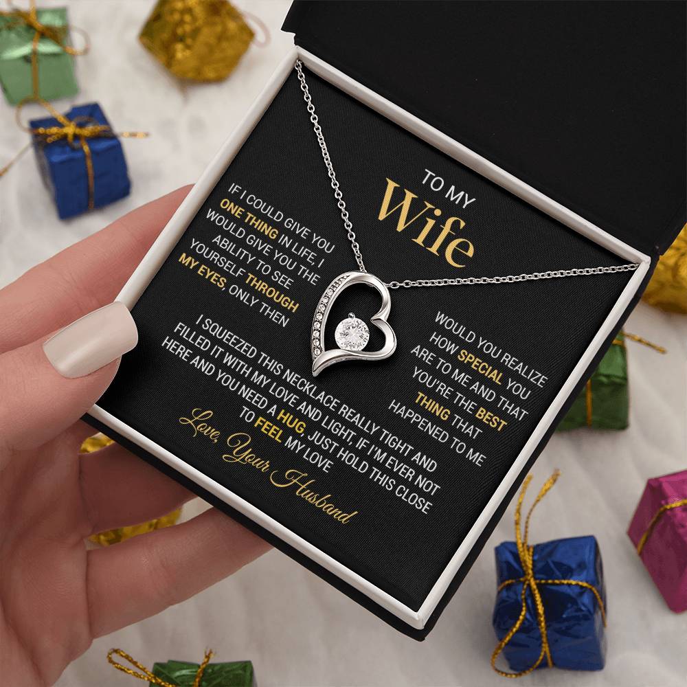 To My Wife Necklace, Gift For Wife, Anniversary Gift For Wife, Christmas Gift 20_11