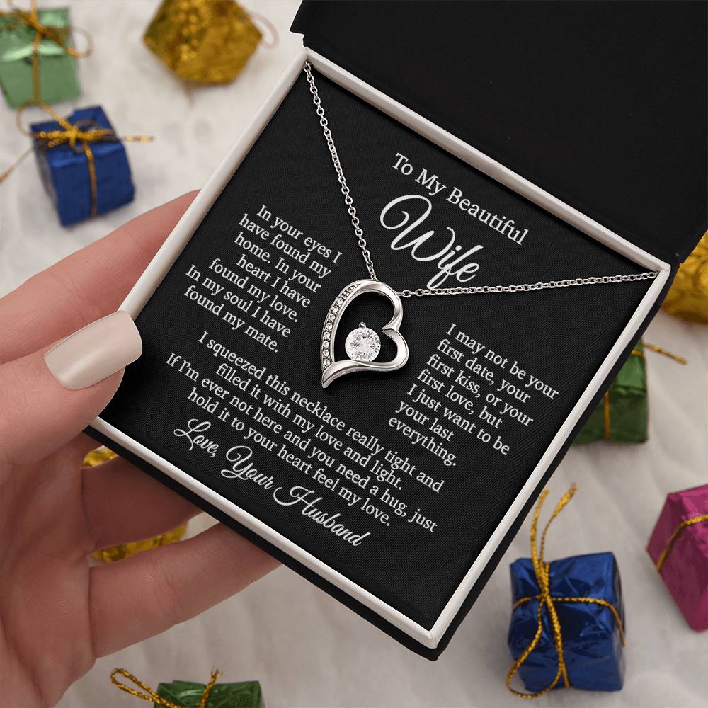 To My Wife Necklace, Gift From Husband, Anniversary Gifts Wife, Valentines Gift