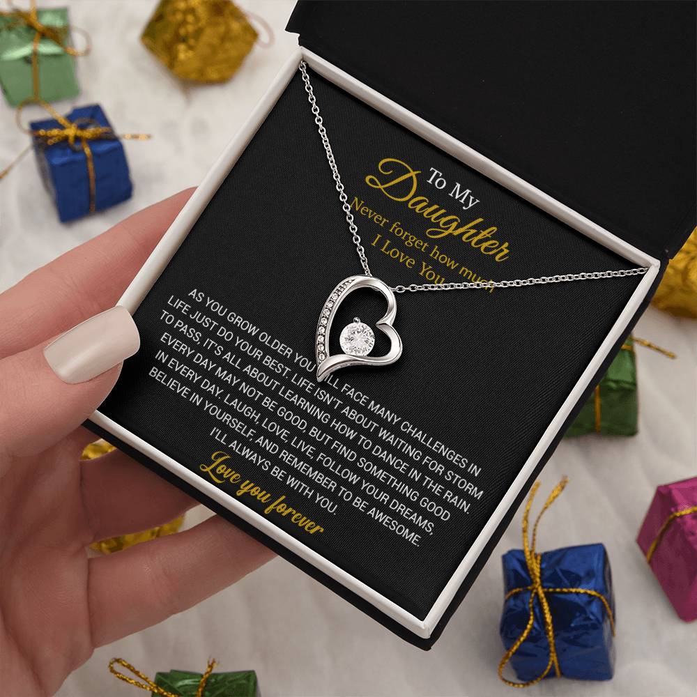 To My Daughter Necklace, Daughter Mother Necklace, Daughter Gift From Mom 29_11