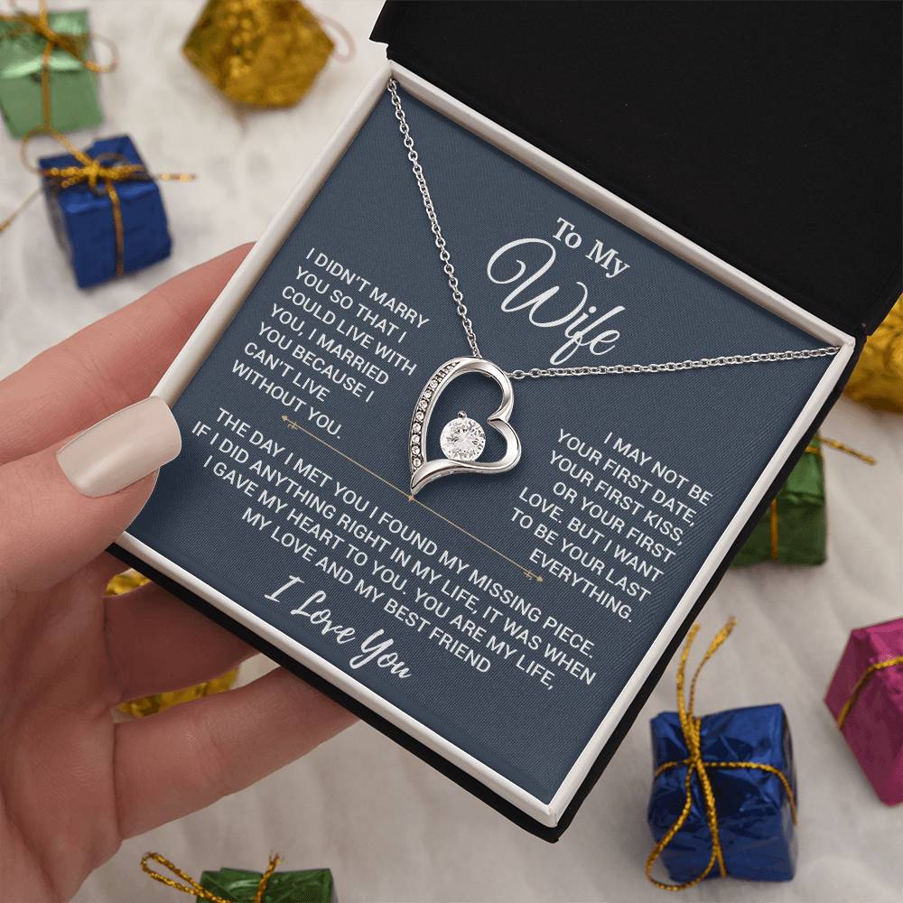 To My Wife Necklace, Christmas Gifts For Women, Anniversary Gift For Wife 16_11