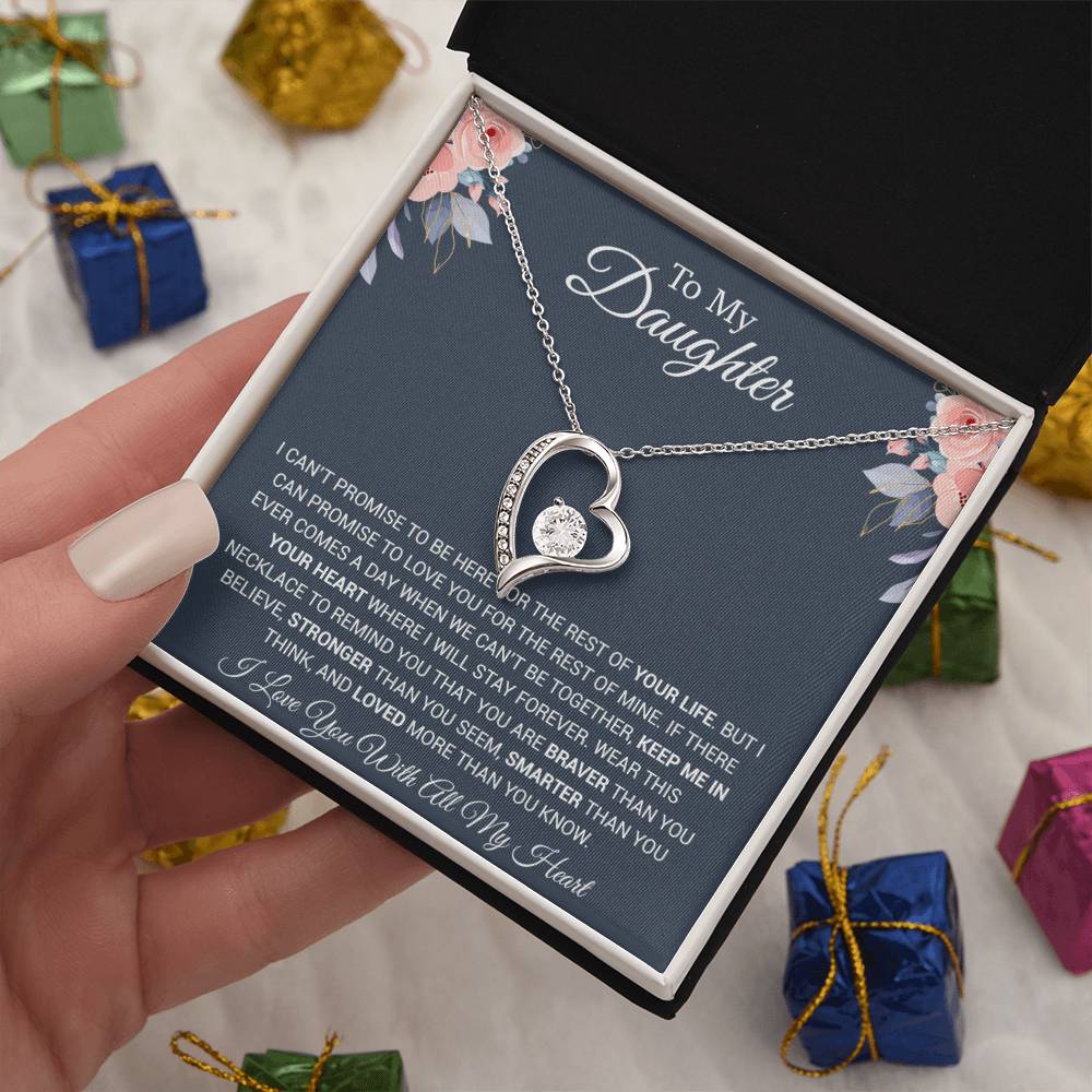 To My Daughter Necklace, Daughter Father Necklace, Daughter Gift From Dad, Mom 16_11