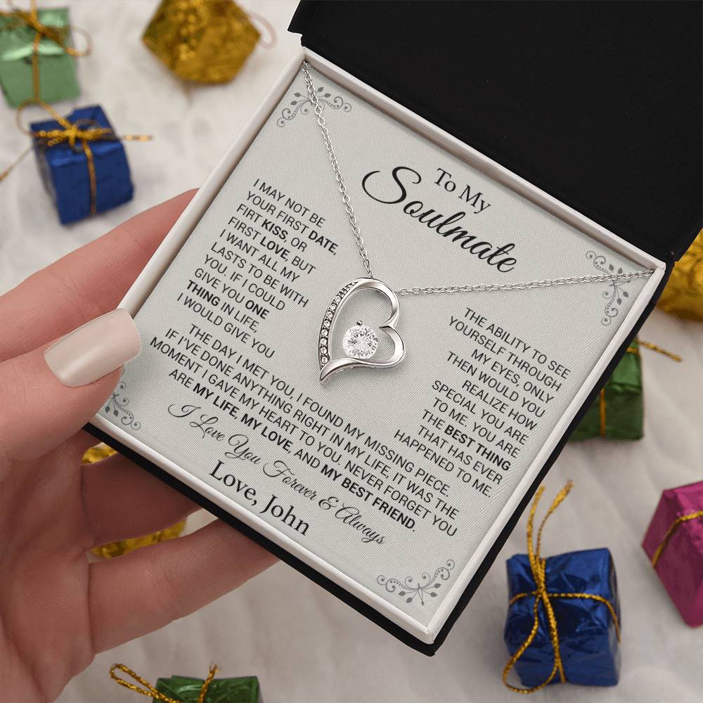 Custom To My Soulmate Necklace, Anniversary Gift, Birthday Gift, Christmas Gift 22_8