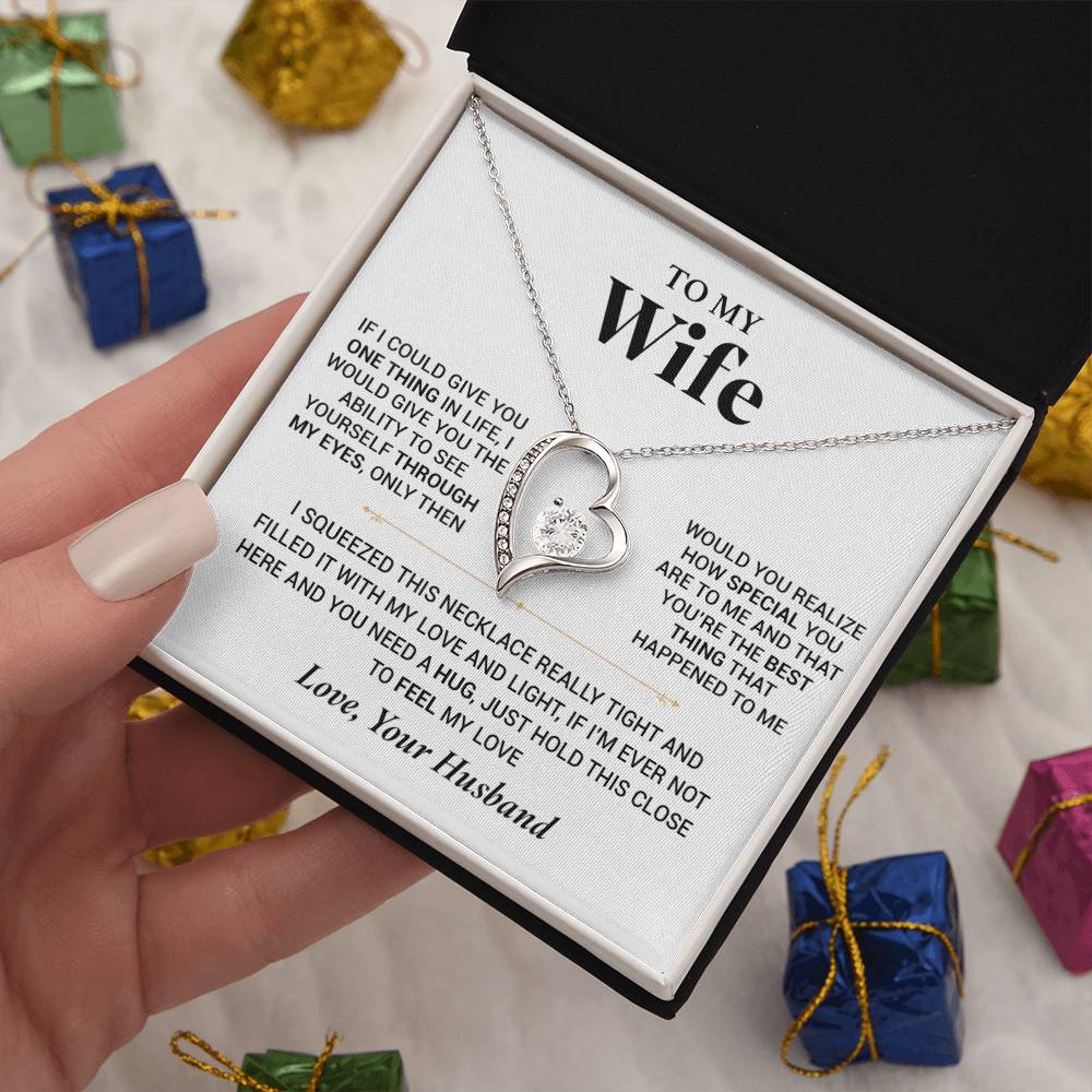 To My Wife Necklace, Christmas Gift For Wife, Christmas Gifts For Her, Wife Gift