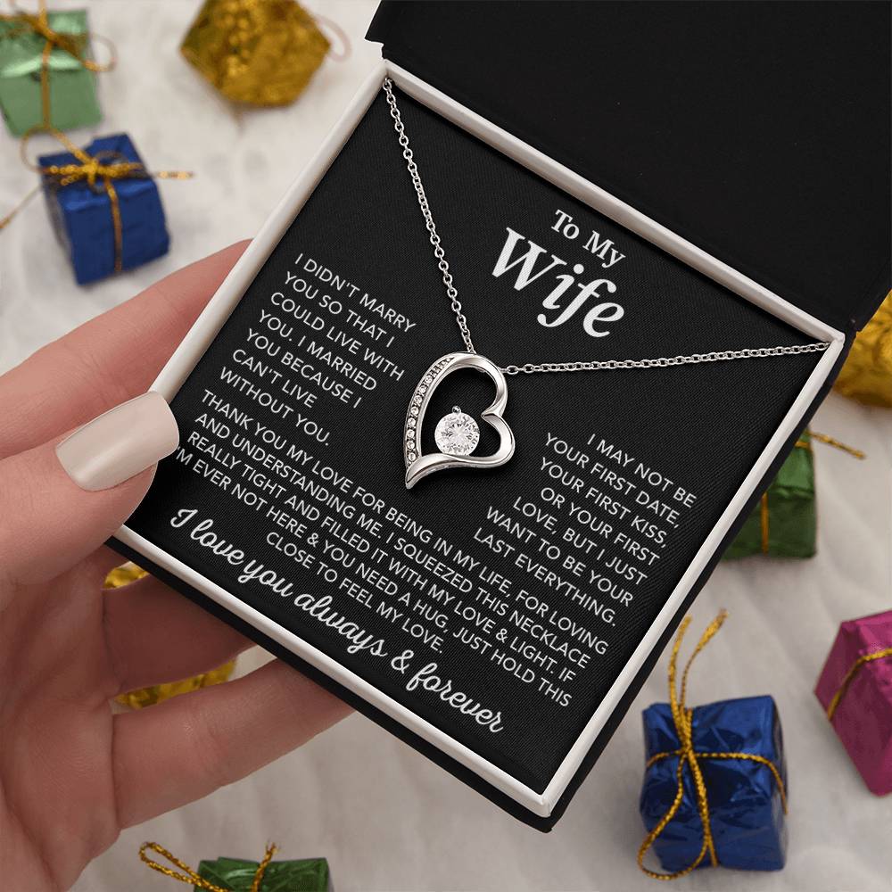 To My Wife Necklace, Gift For Wife, Anniversary Gift, Wife Birthday Gift For Her 2_1