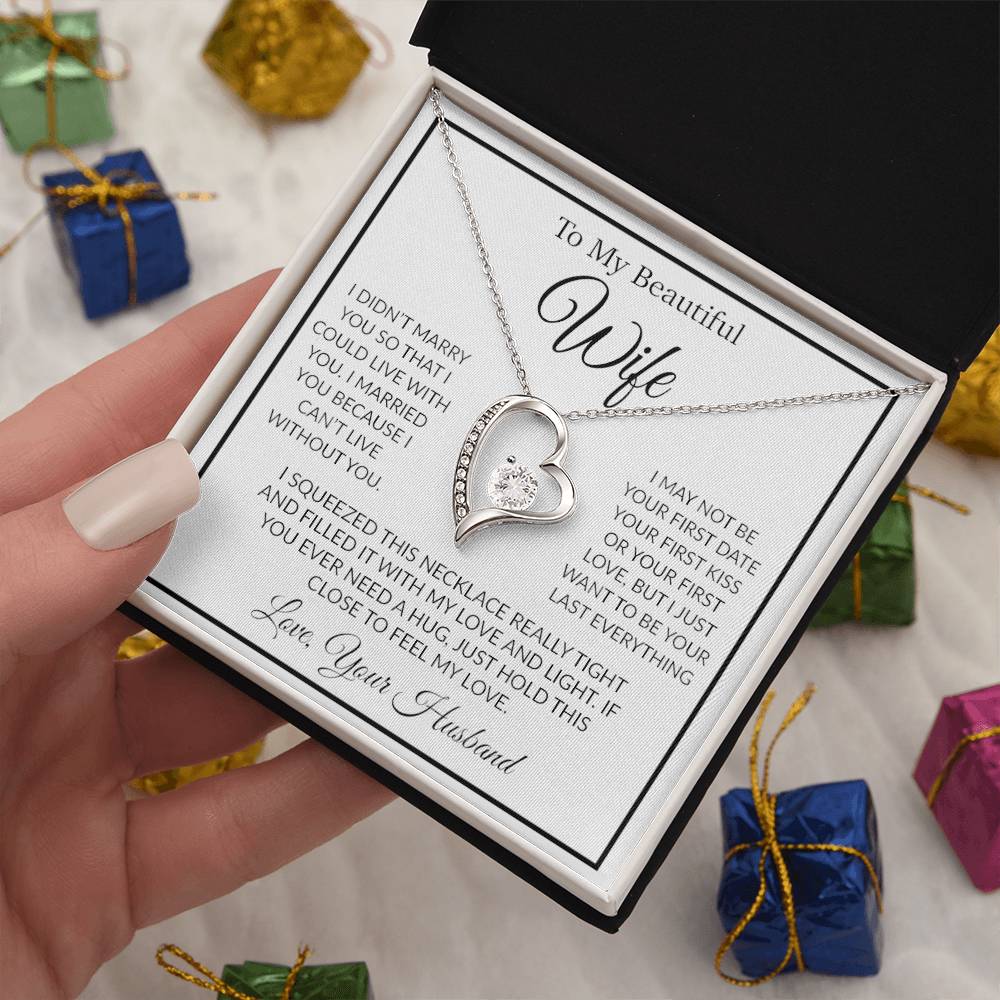 To My Wife Necklace, Gift For Her, Gift For Wife, Wife Jewelry, Christmas Gift 16_1