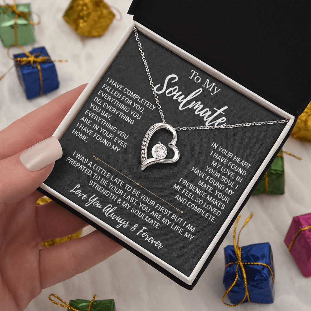 To My Soulmate Necklace, Birthday Gifts For Her, Christmas Gift For Soulmate 14_9