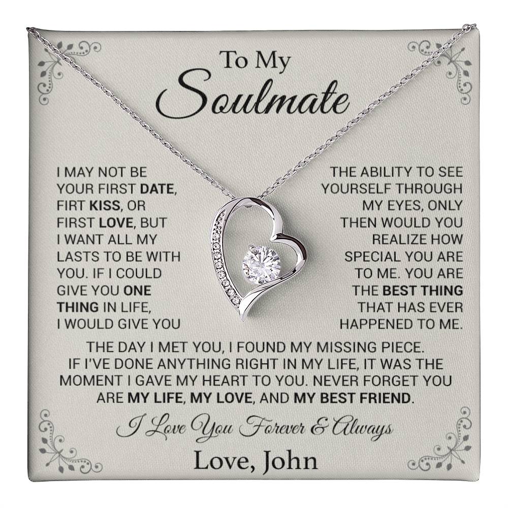 Custom To My Soulmate Necklace, Anniversary Gift, Birthday Gift, Christmas Gift 22_8