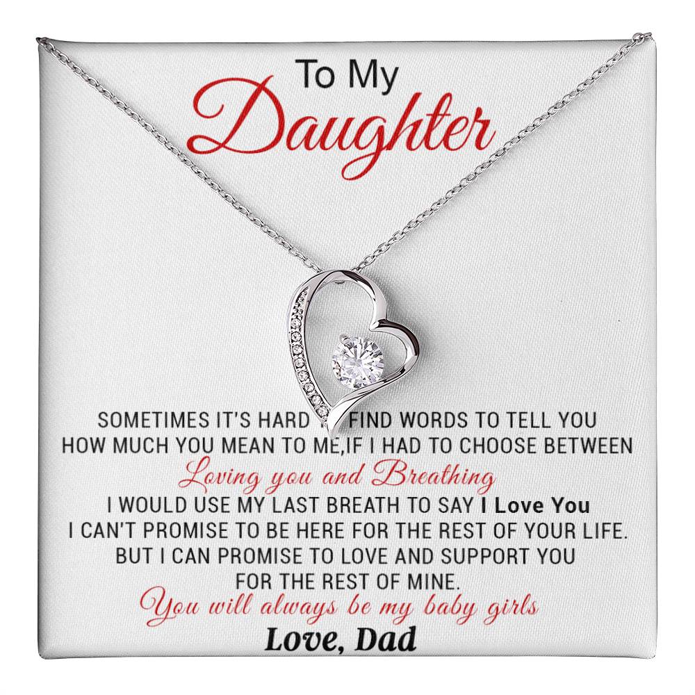To My Daughter Necklace, Daughter Father Necklace, Daughter Gift from Dad 5_11