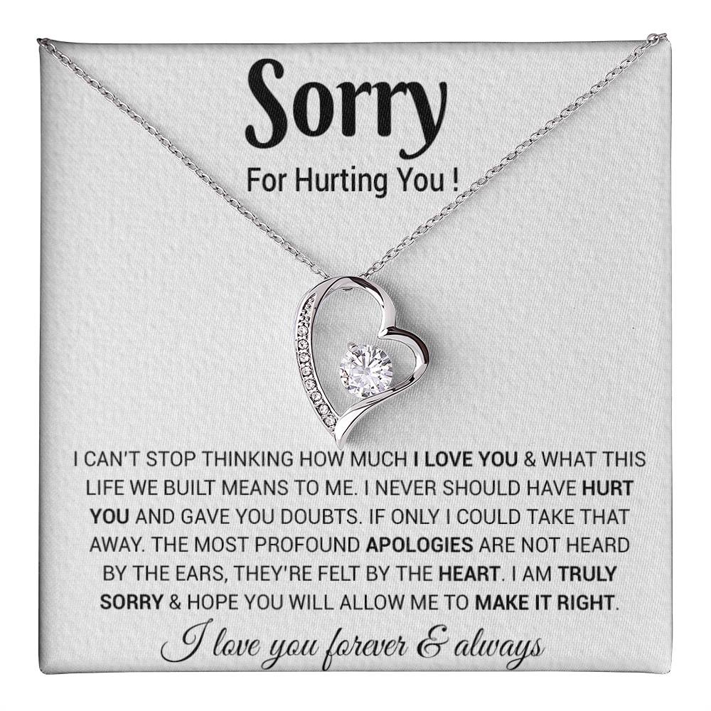 I'm Sorry Necklace Gifts, Apology Gifts For Her, Forgiveness Gift, Wife Gift 6_9