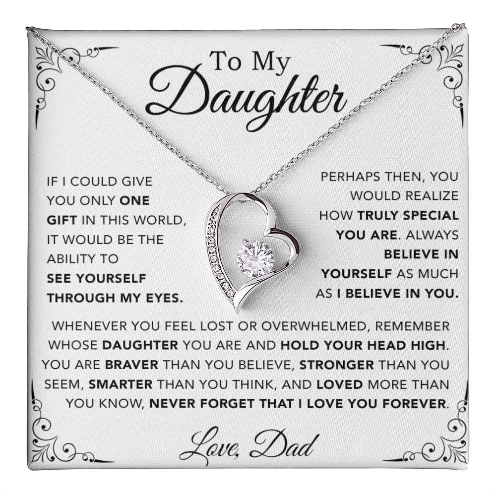 To My Daughter Necklace, Gift for Daughter from Dad, Father Daughter Necklace 11_10