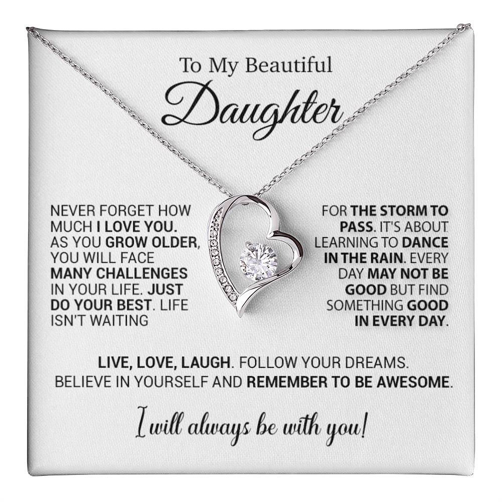 To My Daughter Necklace, Daughter Gift from Mom Dad, Birthday Christmas Gift 25_10