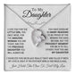 To My Daughter Gifts Necklace From Mom Dad Mother Father Necklace
