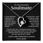 Custom To My Soulmate Necklace Gift For Girlfriend Wife Birthday Gifts Christmas Gifts