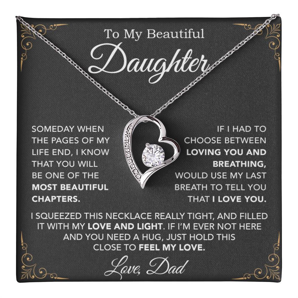 To My Daughter Necklace, Daughter Father Necklace, Daughter Gift From Dad 29_8
