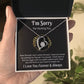 I'm Sorry Necklace Gifts, Apology Gifts For Her, Forgiveness Gift, Wife Gift 7_8