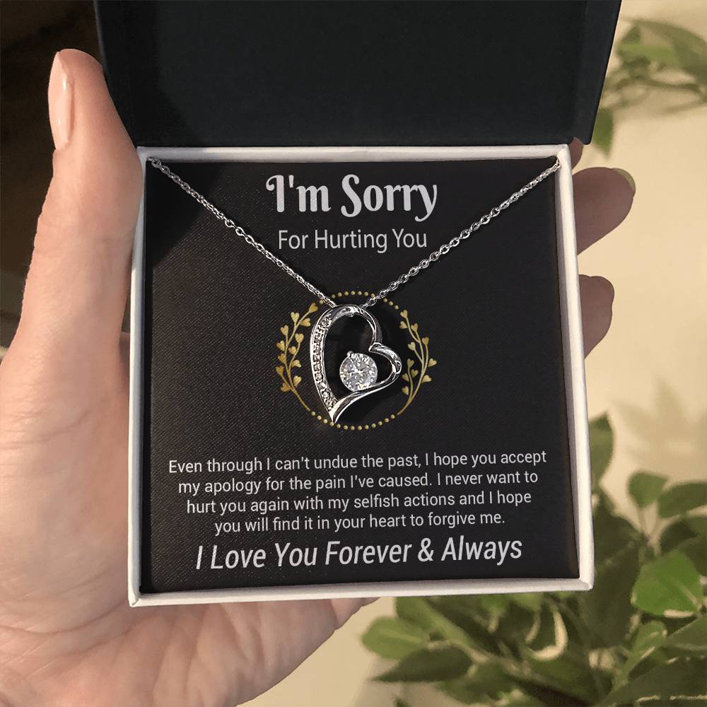 I'm Sorry Necklace Gifts, Apology Gifts For Her, Forgiveness Gift, Wife Gift 7_8