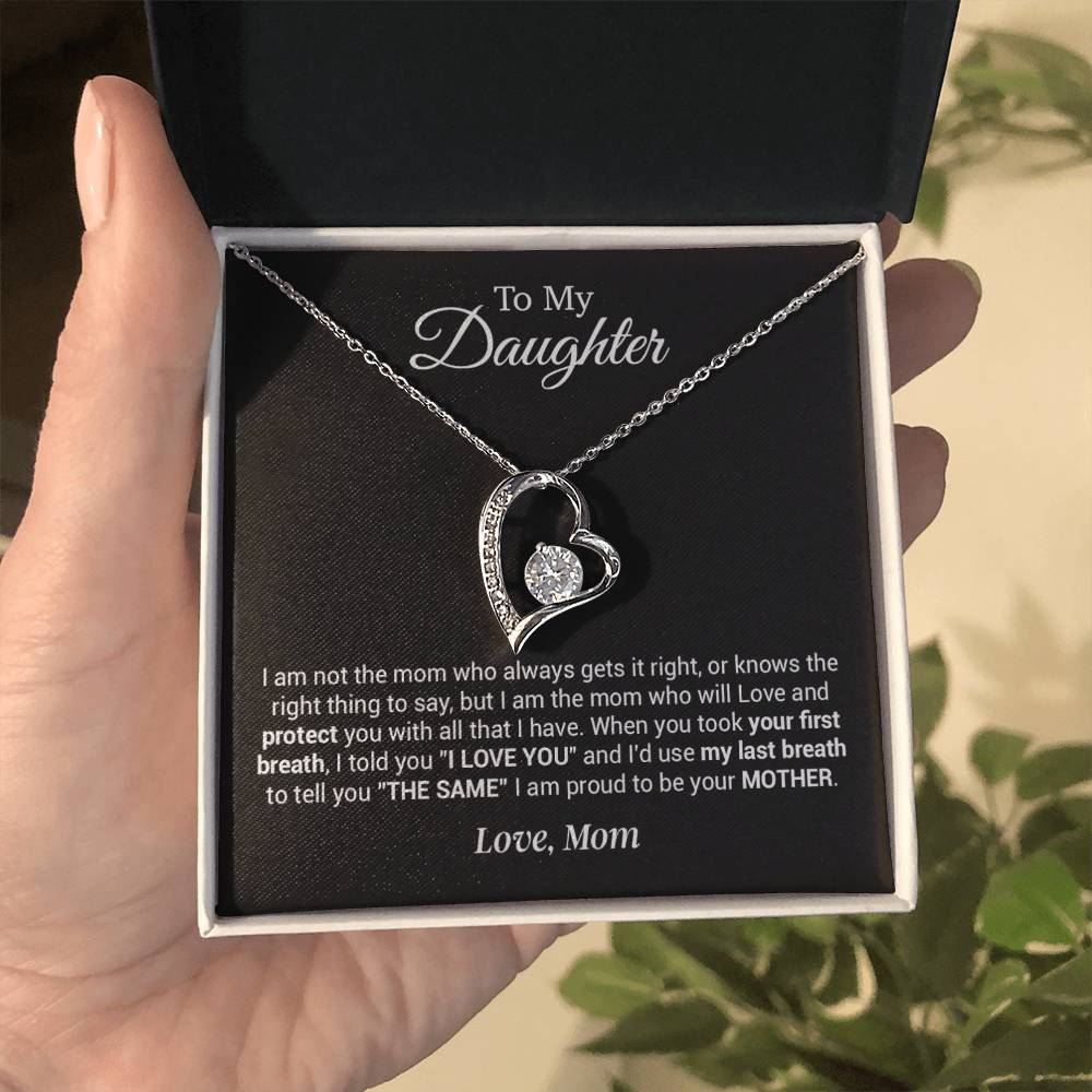 To My Daughter Necklace, Gift For Daughter From Mother, Mother's Day Gift
