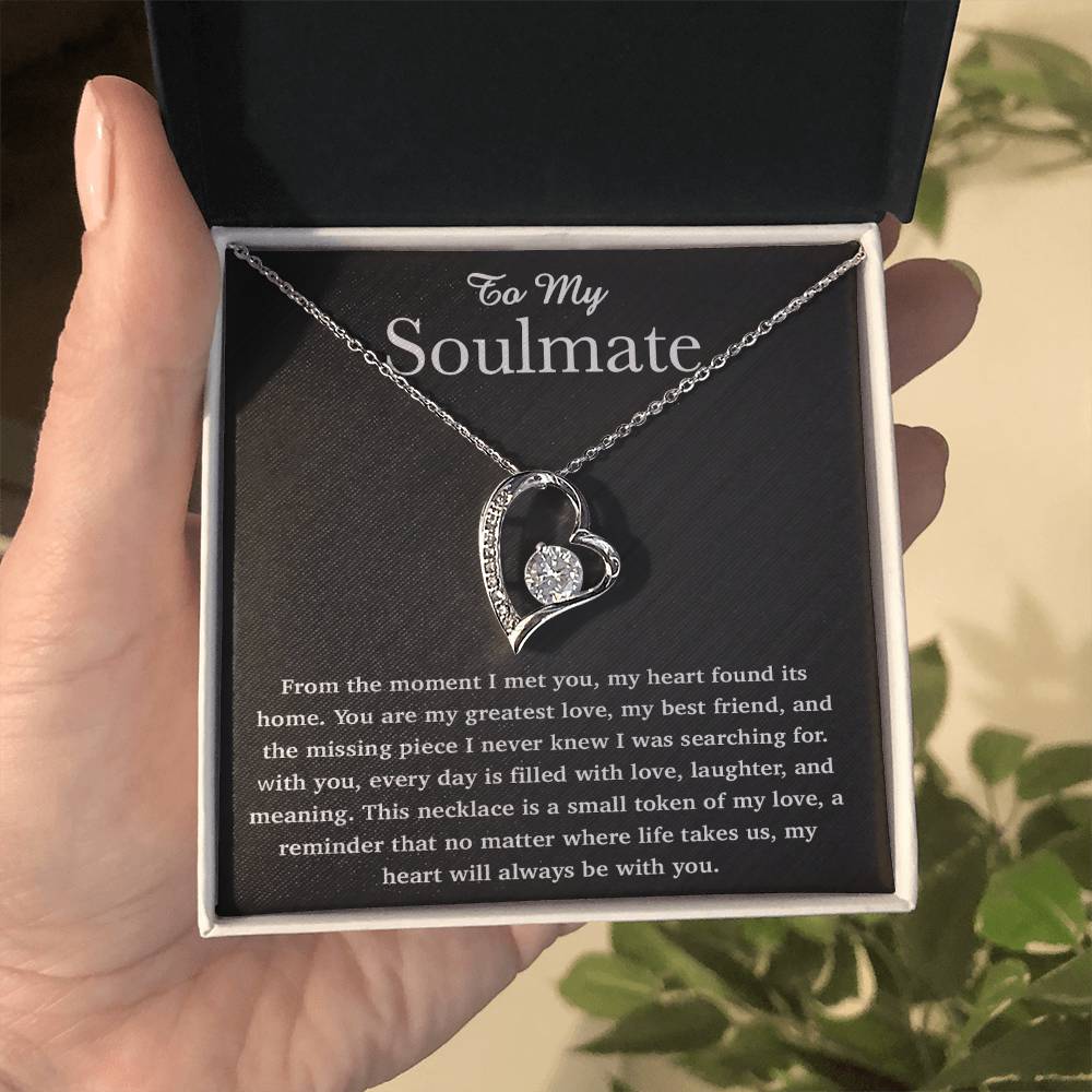 To My soulmate Necklace, Anniversary Gift For Her, Wife, Girlfriend, Soulmate Gift 3_5