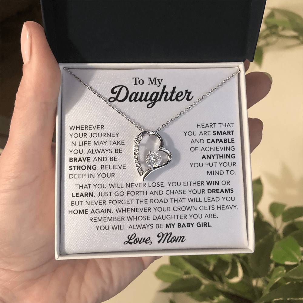 To My Daughter Necklace, Gift for Daughter from Mom, Mother Daughter Necklace 28_10