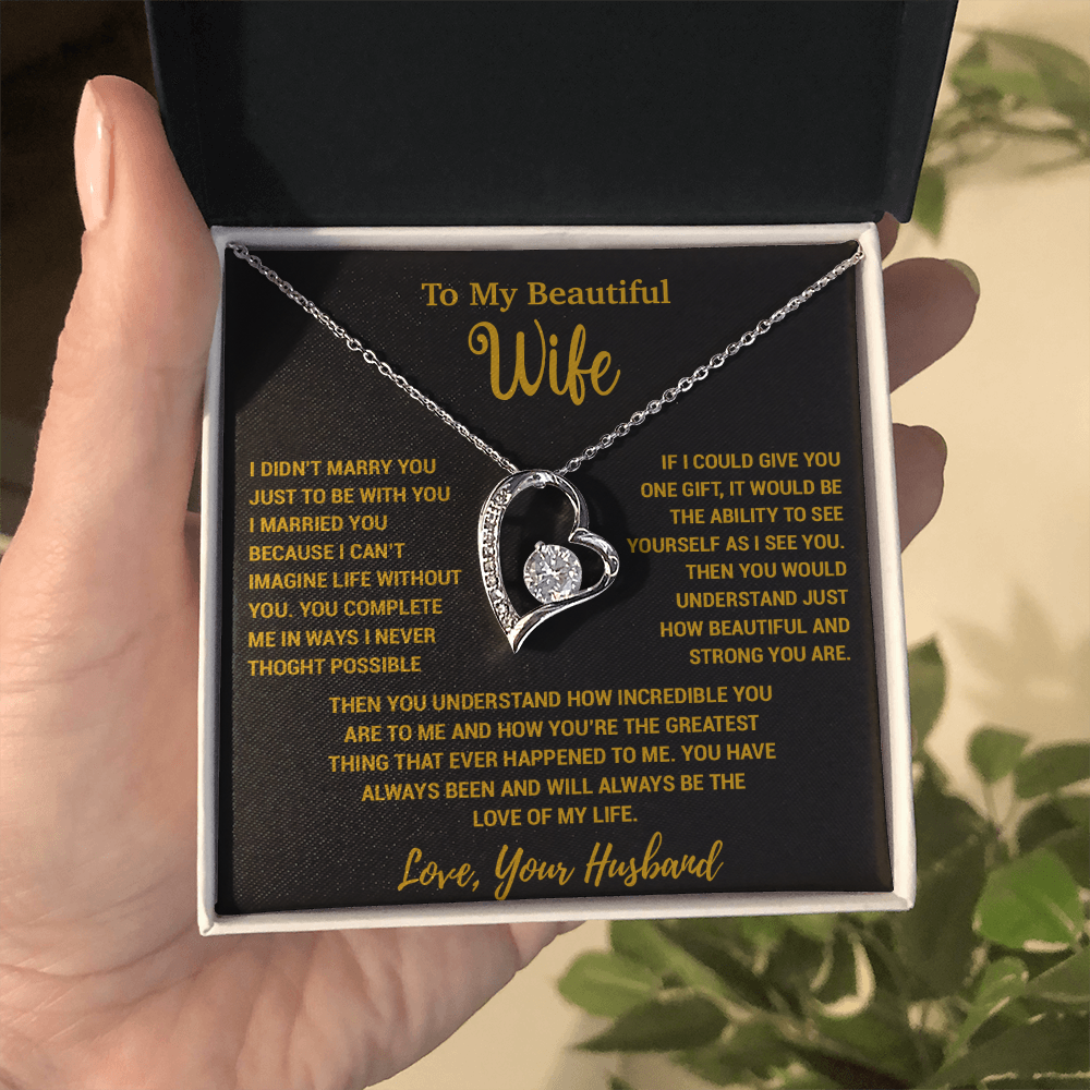To My Wife Necklace, Vanlentines Gifts For Women, Anniversary Gift For Wife 2_1