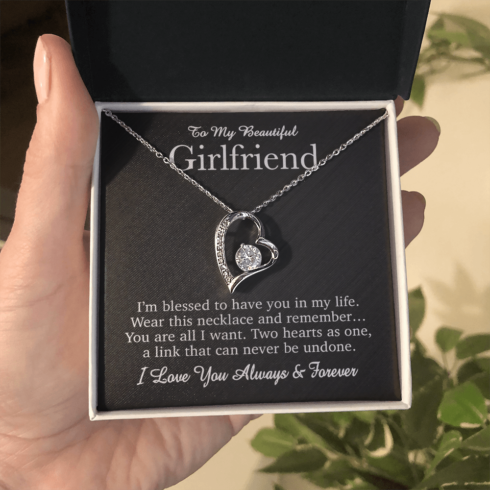 To My Girlfriend Necklace, Valentines Day Gift, Girlfriend Gifts, Girlfriend Birthday Gifts 22_4